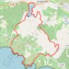 Trace GPS Bormes les Mimosas, itinéraire, parcours