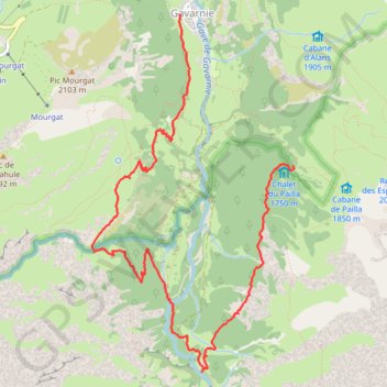 Trace GPS 2020-09-09 Gavarnie, itinéraire, parcours