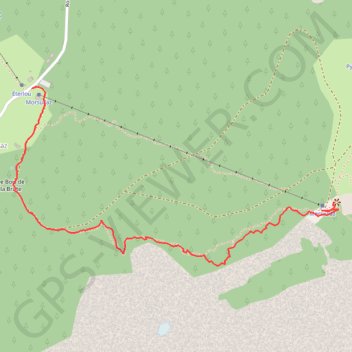 Trace GPS Le Lac de Bénit - Mont Saxonnex, itinéraire, parcours