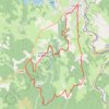 Trace GPS Gévaudan - Circuit des Huttes, itinéraire, parcours