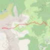 Trace GPS Le Planay-Arêches, itinéraire, parcours