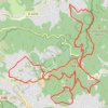 Trace GPS La vallée du Loup & Roquefort Les Pins, itinéraire, parcours