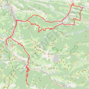 Trace GPS Mountagnole, itinéraire, parcours