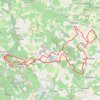 Trace GPS St Sulpice Breville St Severe 50 kms, itinéraire, parcours