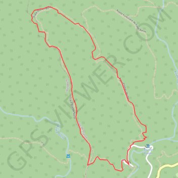 Trace GPS Boucle d'Absalon, itinéraire, parcours