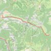 Trace GPS Sur les bords du Giffre entre Taninges et les Gorges de Tines, itinéraire, parcours