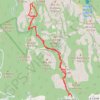 Trace GPS Caroux - Main de Farrières, itinéraire, parcours