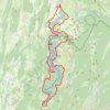 Trace GPS Tour du lac de Vouglans VTT, itinéraire, parcours