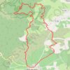 Trace GPS Dent de Rez, col de Baravon, Gogne, Saint Remèze, itinéraire, parcours