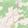 Trace GPS Rougiers-Vallon de la Guillandiere, les trois fontaines, itinéraire, parcours