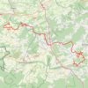 Trace GPS Randonnée Condroz Famenne belge, itinéraire, parcours