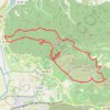 Trace GPS le mont paon, itinéraire, parcours