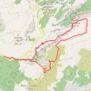 Trace GPS Vallon de Saint Pons - Col du Fauge, itinéraire, parcours