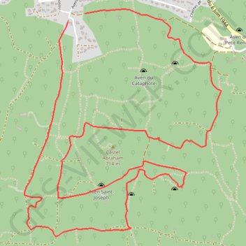 Trace GPS Parcours Marche Nordique, itinéraire, parcours
