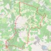 Trace GPS St Sulpice vers Bas Pays 33 kms, itinéraire, parcours