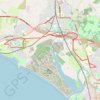 Trace GPS Irvine, Scotland to Stevenston and back, itinéraire, parcours