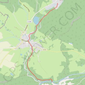 Trace GPS Voie verte des tuileries - Passavant-la-Rochère - Vosges du sud, itinéraire, parcours