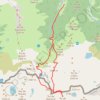 Trace GPS Pics de la Lleia et de Flamisella depuis Ossèse, itinéraire, parcours