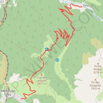 Trace GPS GR®107 Chemin des Bonshommes (2023©gr-infos.com), itinéraire, parcours
