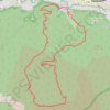 Trace GPS La Barasse - Mont Carpiagne - Mont Saint-Cyr, itinéraire, parcours