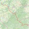 Trace GPS GR5 De Dieuze (Moselle) à Andlau (Bas-Rhin), itinéraire, parcours