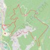 Trace GPS Vals les bains, itinéraire, parcours