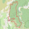 Trace GPS Lagorce - Gour de la Sompe, itinéraire, parcours