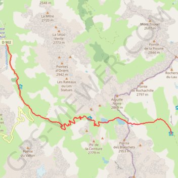 Trace GPS De Bonnenuit au Refuge des Drayères, itinéraire, parcours