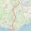 Trace GPS Marignier-Mediterrannee, itinéraire, parcours