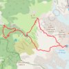 Trace GPS Plan Glacier, itinéraire, parcours