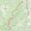 Trace GPS Grande Traversée des Monts d'Ardèche, itinéraire, parcours