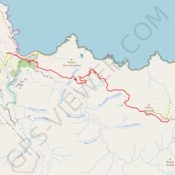 Trace GPS Punta del Hidalgo, itinéraire, parcours