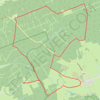 Trace GPS Rando Grand-Bois Vielsalm, itinéraire, parcours