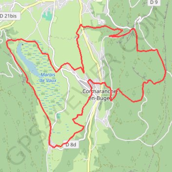 Trace GPS Des Lésines à Planachat, itinéraire, parcours
