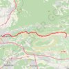 Trace GPS De Puyloubier à Aix en Provence, itinéraire, parcours