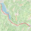 Trace GPS Piste cyclable Ugine-Annecy, itinéraire, parcours