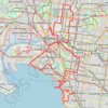 Trace GPS Saint Kilda - Melbourne, itinéraire, parcours