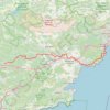 Trace GPS GR 653A : De Mandelieu-la-Napoule (Alpes-Maritimes) à Le Val (Var), itinéraire, parcours