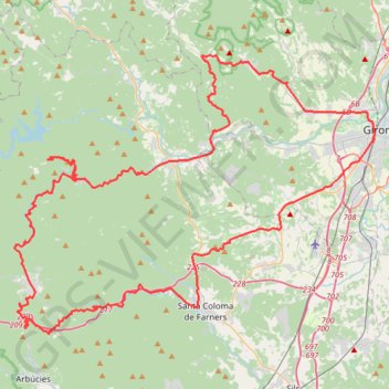 Trace GPS 41.9703832 to C. de Oviedo, itinéraire, parcours
