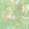Trace GPS Montagne des Louquiers depuis Mons, itinéraire, parcours