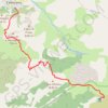 Trace GPS Corse (GR20) Ortu di u piobbu - Calinzana, itinéraire, parcours