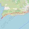 Trace GPS Corse, Ajaccio, Sanginaires, itinéraire, parcours