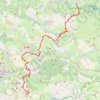 Trace GPS GR620 Randonnée de Saint Côme-d'Olt à Inières (Aveyron), itinéraire, parcours