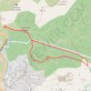 Trace GPS Oppidum de La Courtine - Grotte du Patrimoine - Barre de Tallian, itinéraire, parcours
