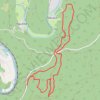 Trace GPS Hazelles - Col du Loup - Bogny sur Meuse, itinéraire, parcours