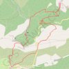 Trace GPS Source de L'Huveaune - Nans les Pins - VAR, itinéraire, parcours