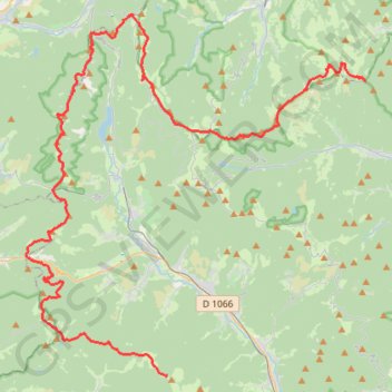 Trace GPS Vosges la totale sauf la fin, itinéraire, parcours
