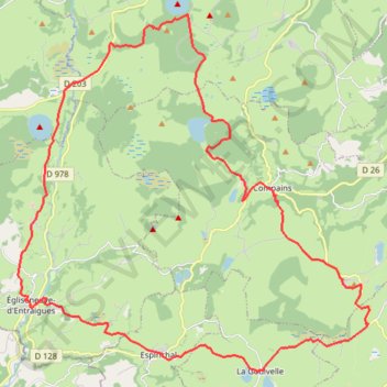 Trace GPS Autour de Brion, itinéraire, parcours