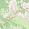 Trace GPS 2ème jour du tour du Queyras, itinéraire, parcours