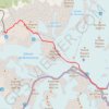 Trace GPS Mont Blanc par l'Arête des Bosses, itinéraire, parcours